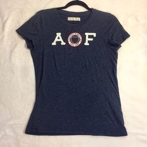 Abercrombie & Fitch Dark Blue Shirt Size M